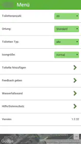 Toiletten Scout Pro screenshot