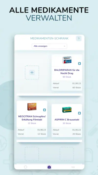 TOM - Medikamenten Manager screenshot 1