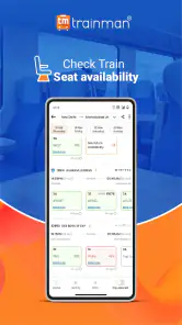Trainman - Train booking app screenshot