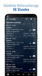 Transparente Uhr & Wetter screenshot