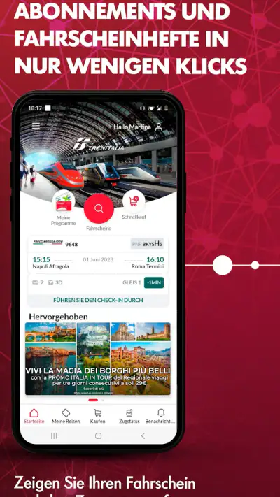 Trenitalia screenshot 1