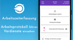 TSQ Arbeitszeiterfassung screenshot 1
