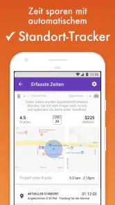 TSQ Arbeitszeiterfassung screenshot