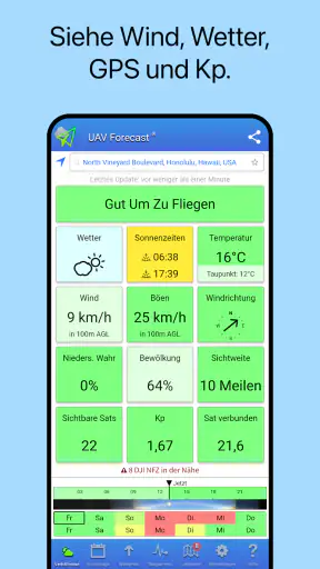 UAV Forecast für Drohnen screenshot 1