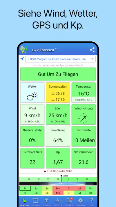 UAV Forecast für Drohnen screenshot 1