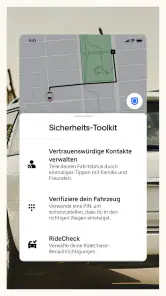 Uber - Eine Fahrt bestellen screenshot