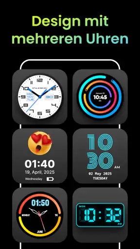 Uhr Live Wallpaper - Stylish screenshot 1