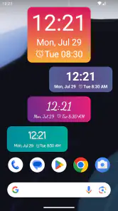 Uhr-Widget screenshot