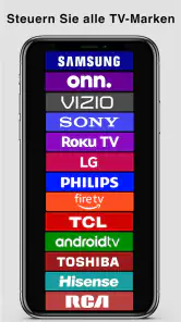 Universal-TV-Fernbedienung screenshot