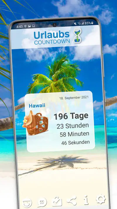 Urlaubs-Countdown screenshot 1
