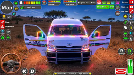 Van Driving Dubai Van Game screenshot 1