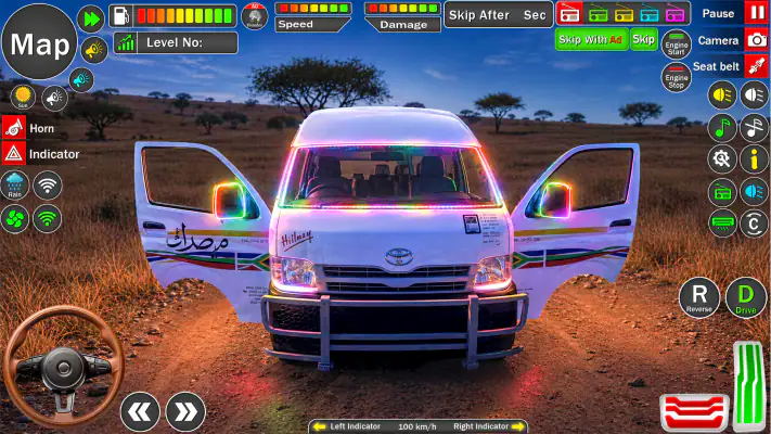 Van Driving Dubai Van Game screenshot 1