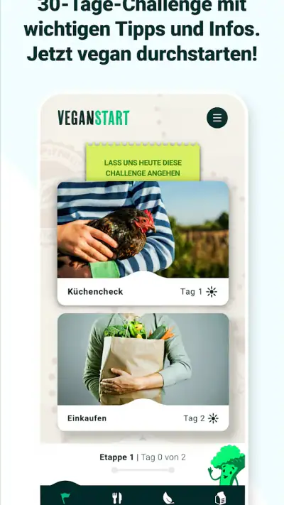 Veganstart – Vegane Rezepte screenshot 1