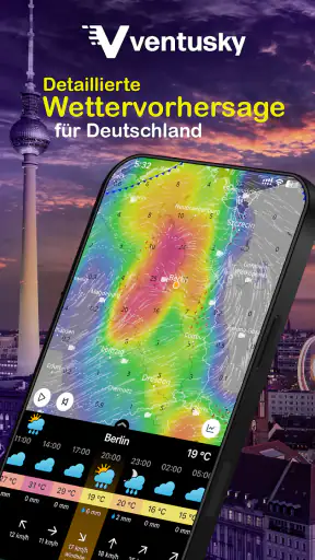 Ventusky: Wetter & Regen Radar screenshot 1