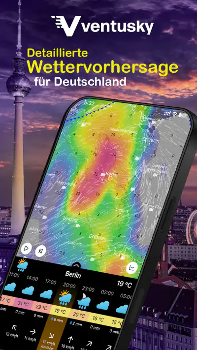 Ventusky: Wetter & Regen Radar screenshot 1