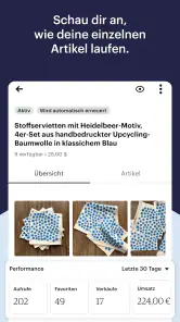 Verkaufen auf Etsy: Mein Shop screenshot