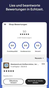 Verkaufen auf Etsy: Mein Shop screenshot