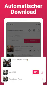 Video-Downloader für Pinterest screenshot