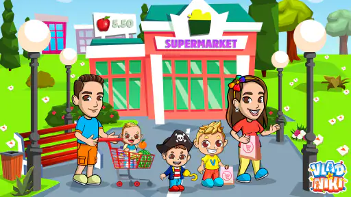 Vlad & Niki Supermarkt Spiel screenshot 4
