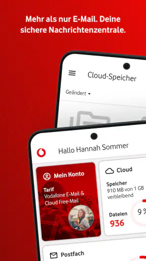 Vodafone E-Mail & Cloud screenshot 1