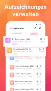 Voice Recorder & Sprachmemos screenshot