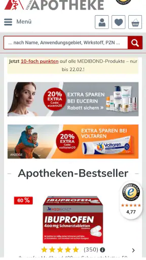 Volksversand Versandapotheke screenshot 1