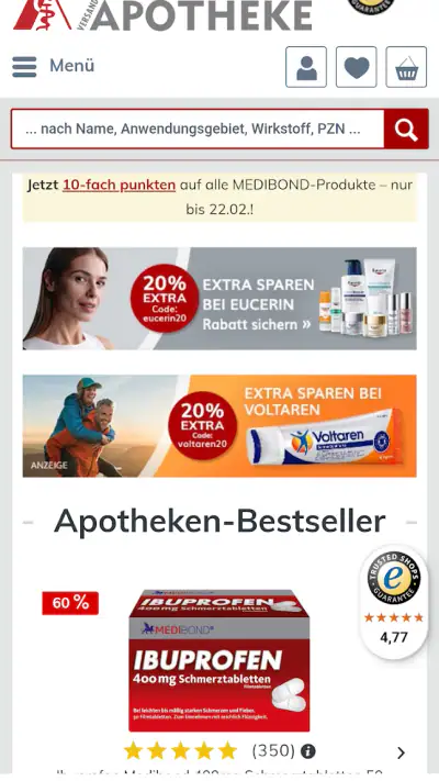 Volksversand Versandapotheke screenshot 1