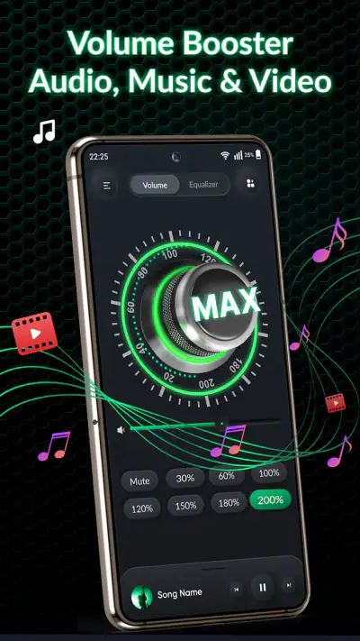 Volume Booster & Bass Booster screenshot 1
