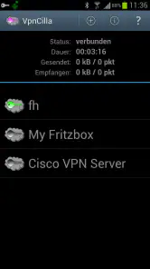 VpnCilla screenshot