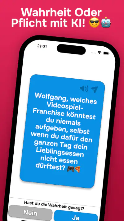 Wahrheit oder Pflicht mit KI screenshot 1