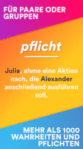 Wahrheit oder Pflicht - Spiel screenshot