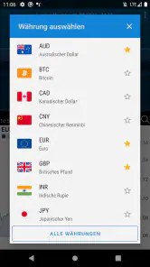 Währungsrechner Easy Currency+ screenshot