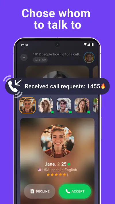 Wakie Voice Chat: Make Friends screenshot 1