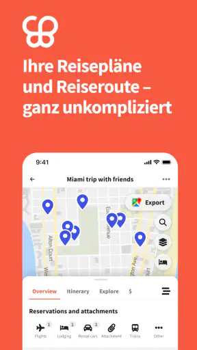 Wanderlog reisen routenplaner screenshot 1