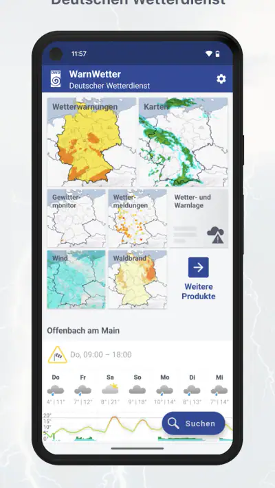 WarnWetter screenshot 1
