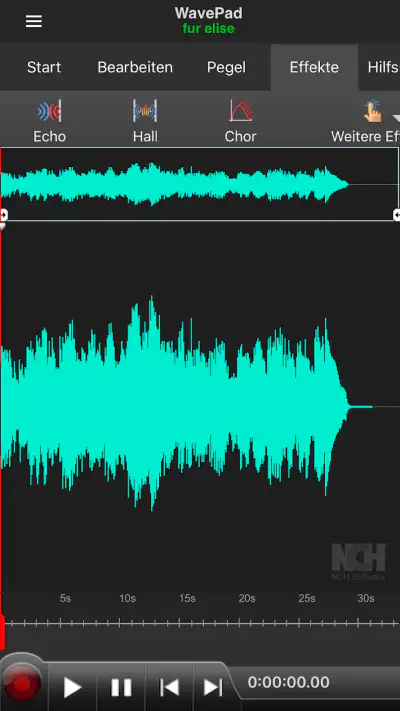 WavePad Audio Bearbeitung screenshot 1