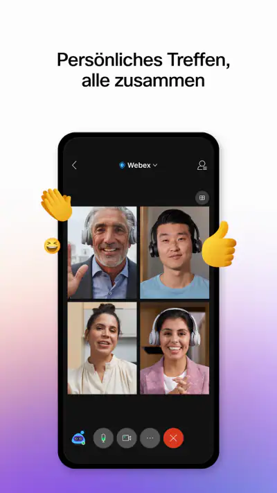 Webex Meetings screenshot 1