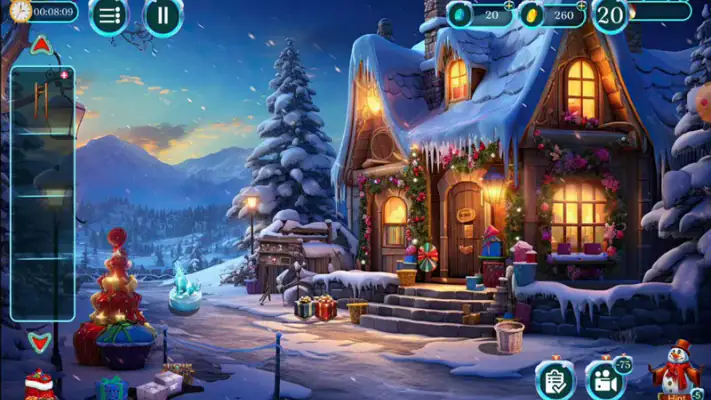 Weihnachtsspiel: Frostige Welt screenshot 1