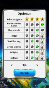 Welt Geographie - Quiz-Spiel screenshot