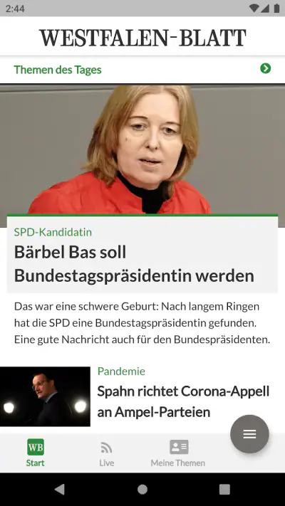 Westfalen-Blatt News screenshot 1