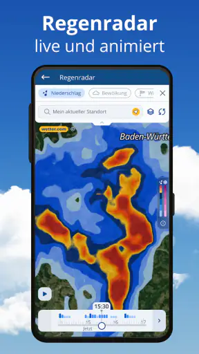 wetter.com Wetter & Regenradar screenshot 1