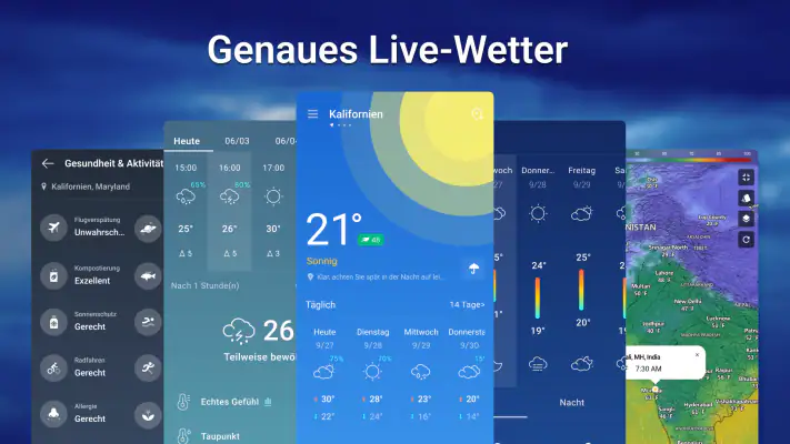 Wetter Live: Genaues Wetter screenshot 1