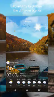 Wetter Live Wallpaper screenshot 5