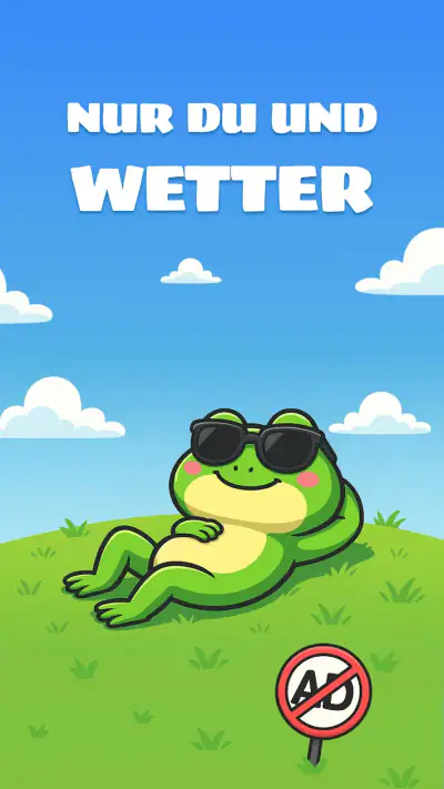WetterFrosch: Wettervorhersage screenshot 1