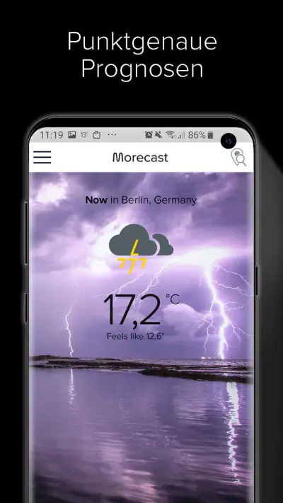 Wetter & Radar - Morecast screenshot 1