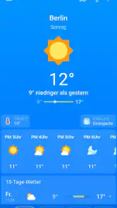 Wetter & Regen - Weather Sky screenshot