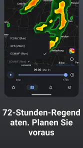 Wetter & Regenradar RainViewer screenshot