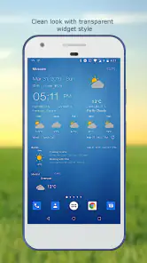 Wetter & Uhr Widget screenshot