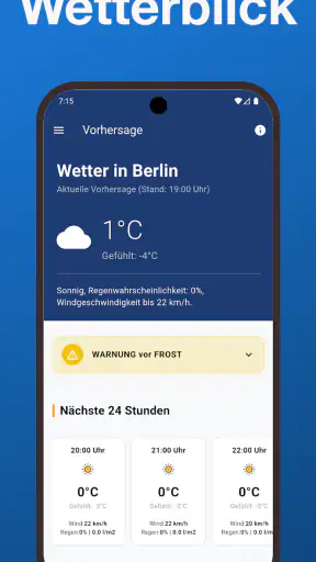 Wetterblick: Wetter & Radar screenshot 1