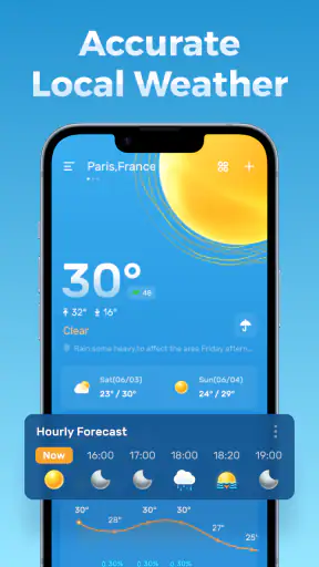 Wettervorhersage screenshot 1